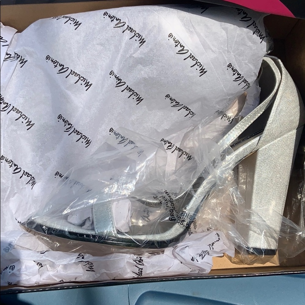 Brand new silver sandal